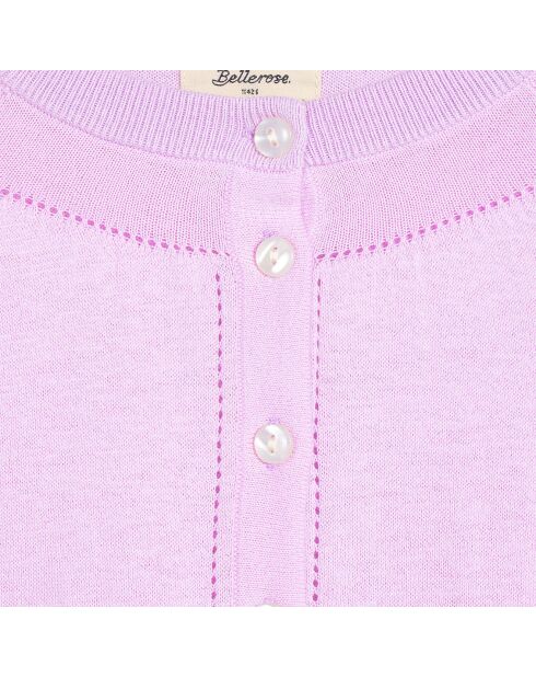 Cardigan Gyco rose clématite