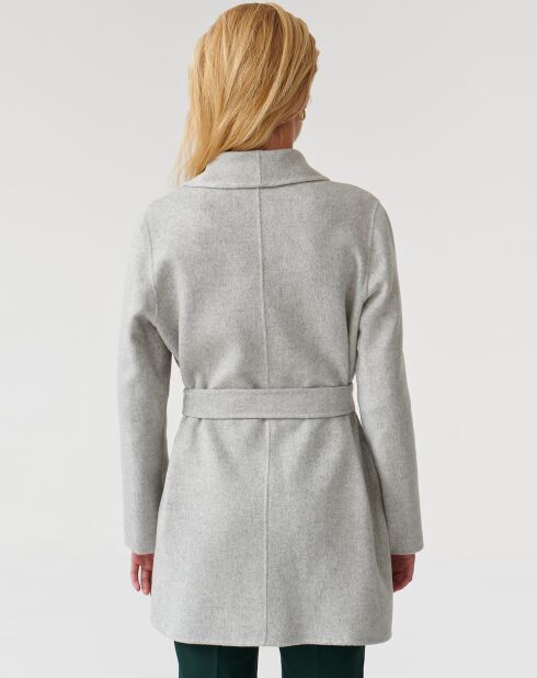 Manteau en Laine mélangée Moza 1 gris