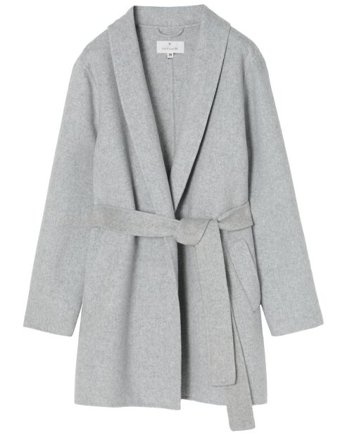 Manteau en Laine mélangée Moza 1 gris