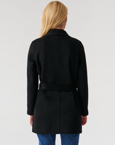 Manteau en Laine mélangée Moza 1 noir