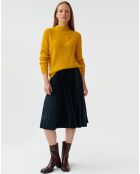 Pullover Suzi giallo in misto mohair
