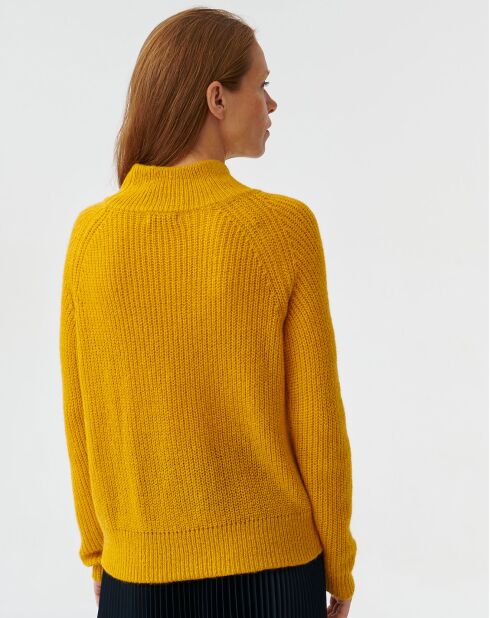 Sweat en Mohair mélangé Suzi jaune