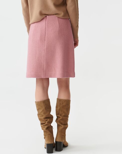 Jupe en Laine mélangée Miko 1 rose
