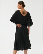 Schwarzes Gaja Kleid