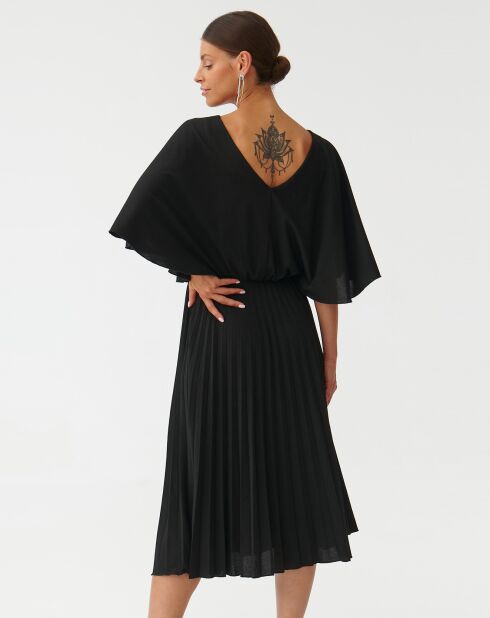 Schwarzes Gaja Kleid