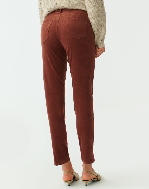 Pantaloni Zoria bordeaux