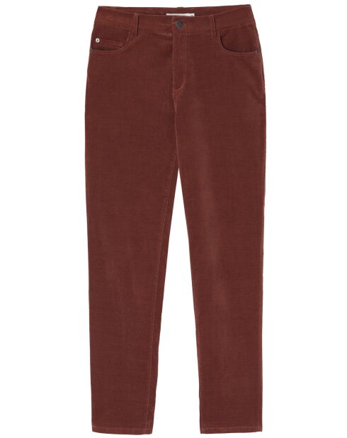 Pantaloni Zoria bordeaux