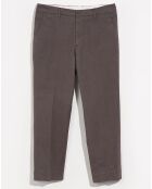 Pantalon slim cropped Sven dark roast