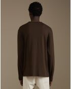 T-Shirt oversize 100% Coton Bio Vollie  dark roast