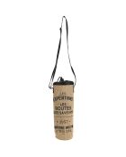 Sac fraicheur bouteille 1.5l noir/marron - 10x33x10 cm