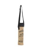 Sac fraicheur bouteille 1.5l noir/marron - 10x33x10 cm