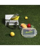 Lunch box sac fraicheur pain de glace 2.6l jaune/vert - 22x18.5x15 cm