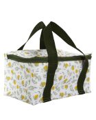 Lunch box sac fraicheur pain de glace 2.6l jaune/vert - 22x18.5x15 cm