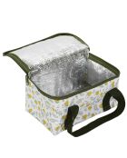 Lunch box sac fraicheur pain de glace 2.6l jaune/vert - 22x18.5x15 cm