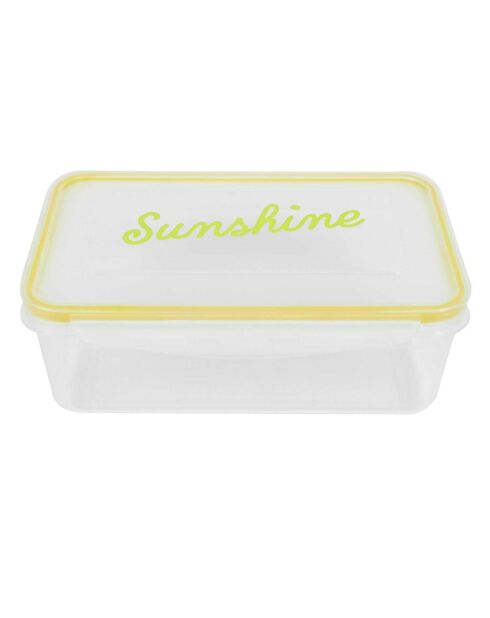 Lunch box sac fraicheur pain de glace 2.6l jaune/vert - 22x18.5x15 cm