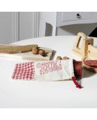 Pochon à saucisson coloris aléatoires - 14x28x1 cm