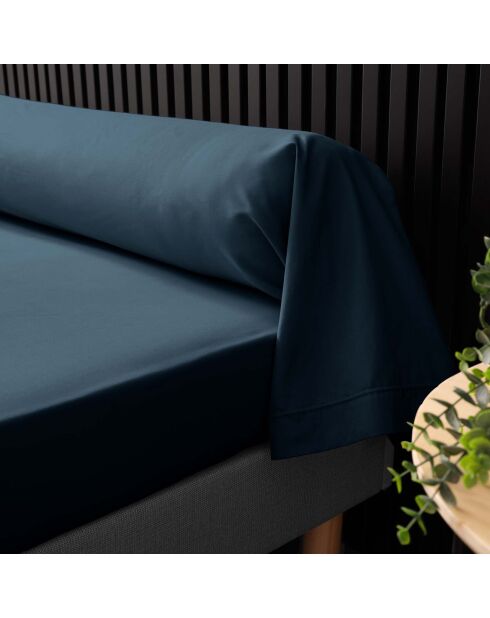 Federa per cuscino in percalle di cotone Percaline blu notte