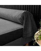 Taie de Traversin percale de coton Percaline acier