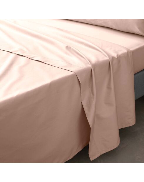 Drap Plat percale de coton Percaline nude