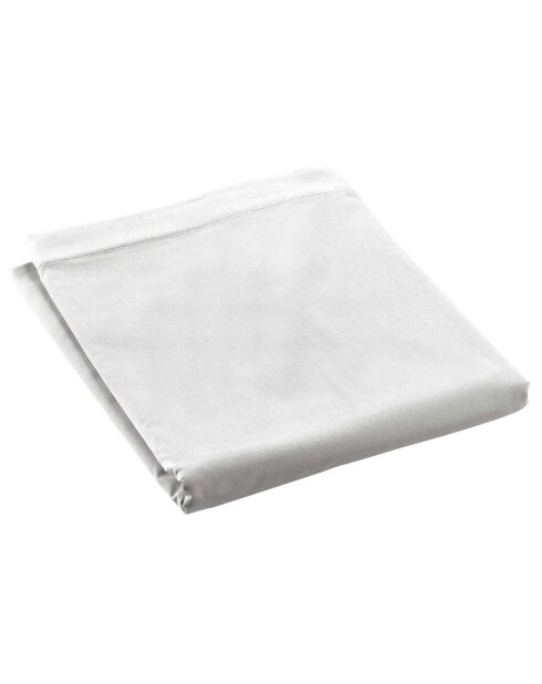 Drap Plat percale de coton Percaline white