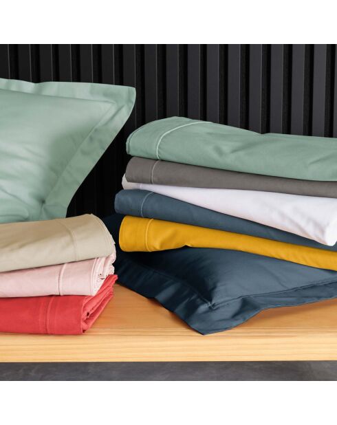 Drap Plat percale de coton Percaline sable