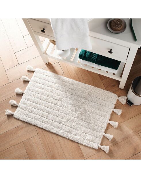 Tapis de Bain Minatis blanc