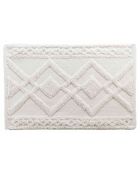 Tapis de Bain tufté Gladis blanc