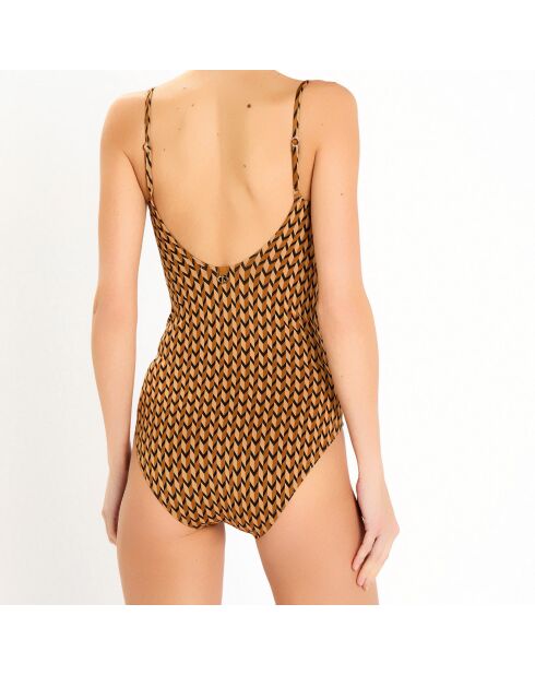 Maillot de bain 1 pièce Maika moka