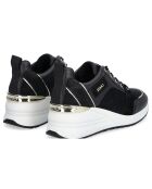 Sneakers Plateforme en Cuir Alissa noires