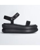 Sandales Plateforme Aria noires