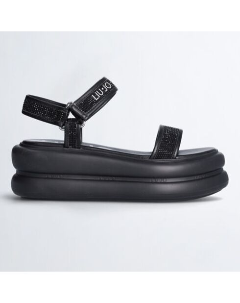 Sandales Plateforme Aria noires