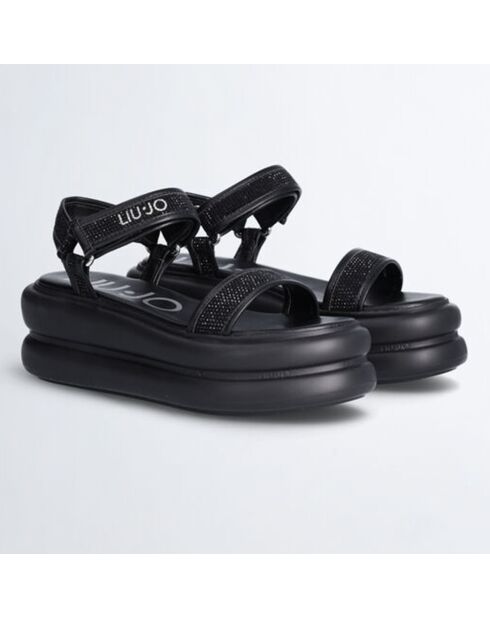 Sandales Plateforme Aria noires