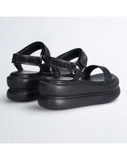 Sandales Plateforme Aria noires