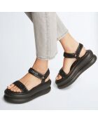 Sandales Plateforme Aria noires