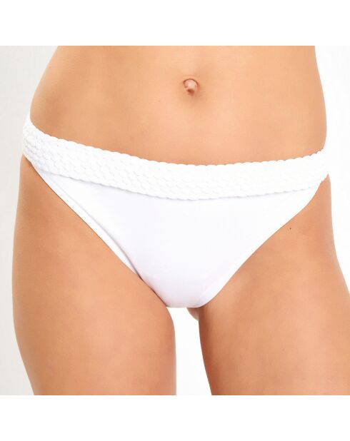 Bas de maillot de bain culotte Hegoa blanc
