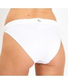 Bas de maillot de bain culotte Hegoa blanc