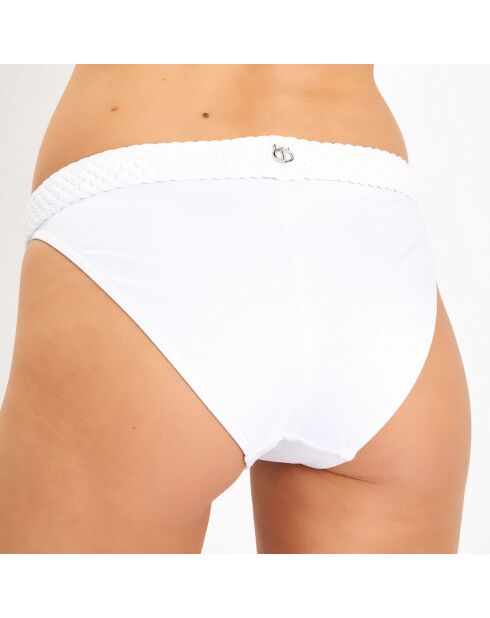 Bas de maillot de bain culotte Hegoa blanc
