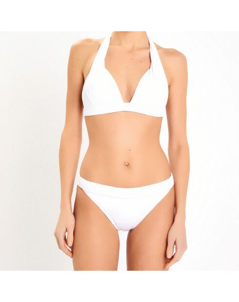 Bas de maillot de bain culotte Hegoa blanc