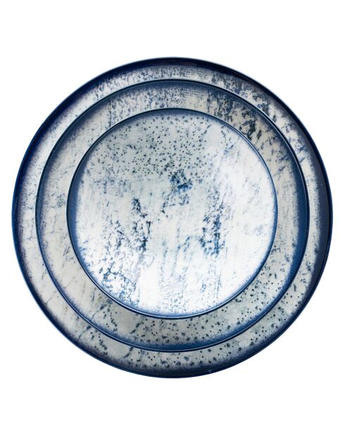 Service de table en Porcelaine bleu - 24 pièces