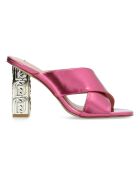 Mules Serena roses - Talon 10 cm