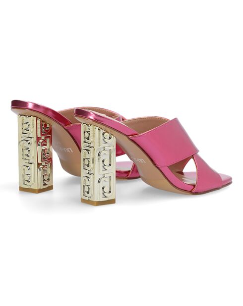 Mules Serena roses - Talon 10 cm