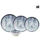 Service de table en Porcelaine bleu - 24 pièces