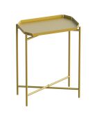 Table basse SHB-009-A dorée - 26x56x40 cm