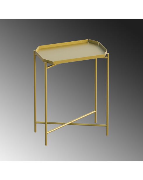 Table basse SHB-009-A dorée - 26x56x40 cm