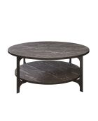 Tavolino da caffè Black Vory - 90x36,8x90 cm