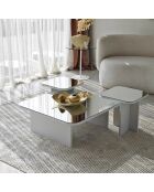 3 Tables basses Jazz blanches