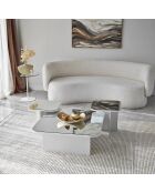 3 Tables basses Jazz blanches