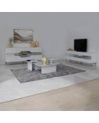 3 Tables basses Jazz blanches