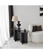 2 Tables d'appoint Blues noires