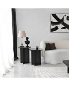 2 Tables d'appoint Blues noires